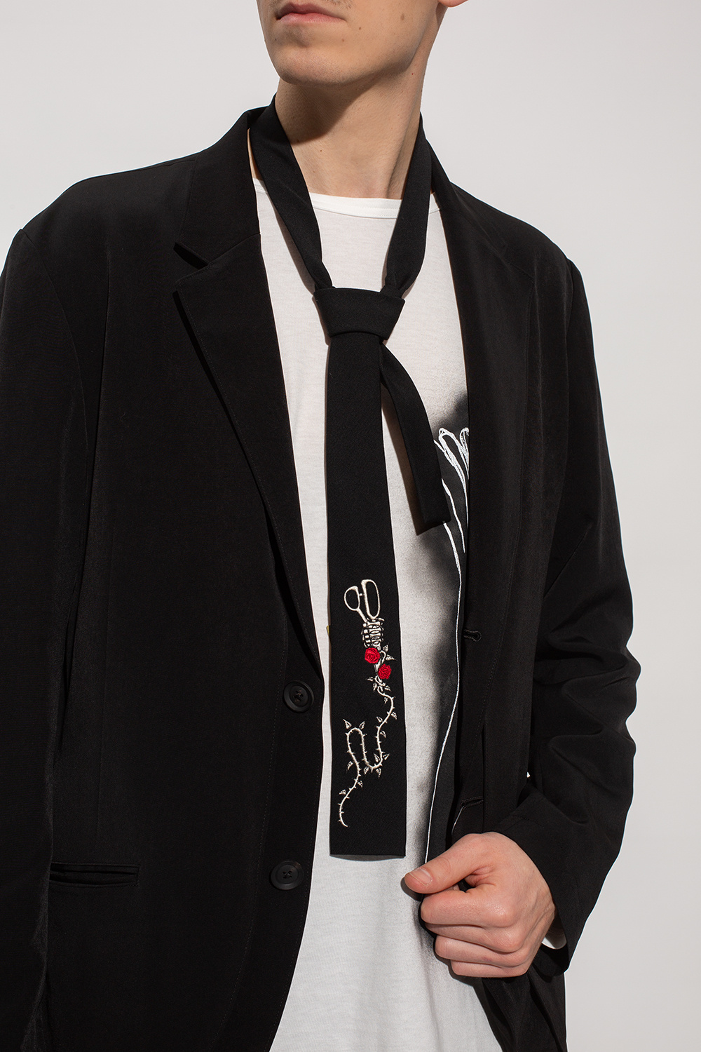 Yohji Yamamoto Wool tie | Men's Accessories | Vitkac